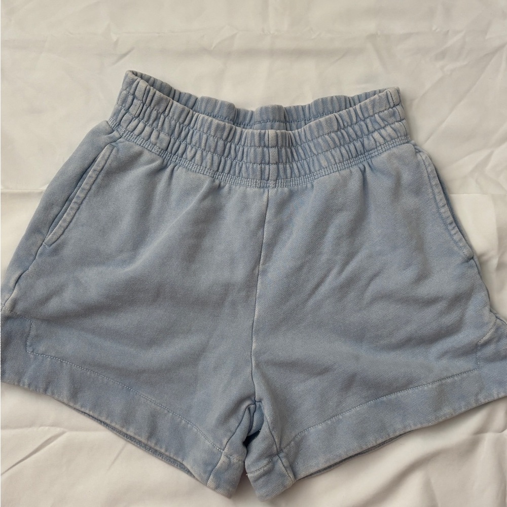 Aerie High Waist Sky Blue Shorts